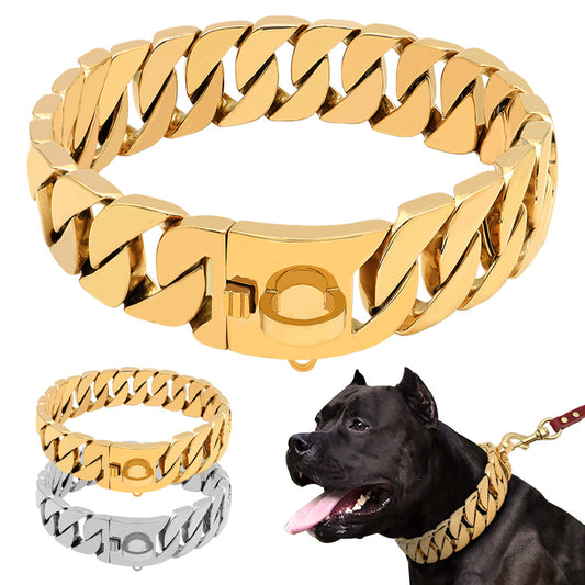 32mm Stainless Steel Dog Collar Dog Necklace